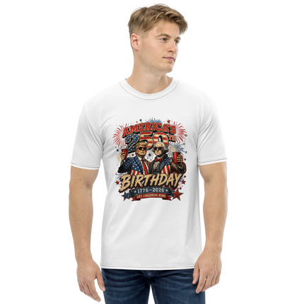 All-Over Print Men's Crew Neck T-Shirt