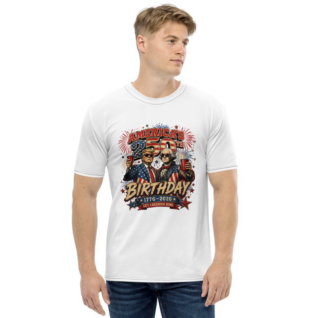 All-Over Print Men's Crew Neck T-Shirt