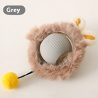 Plush Cat Ball Gray