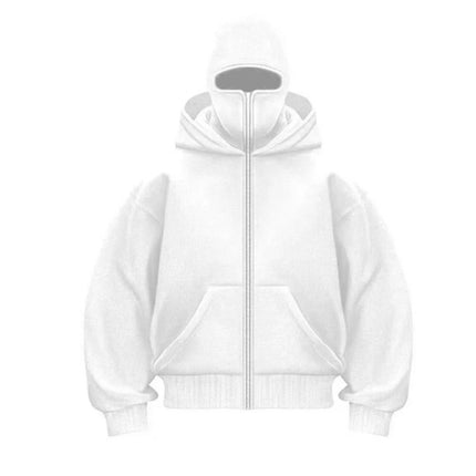Men's Hooded Zip-Up Baseball Jacket