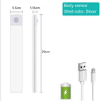 Silver 20CM / 3 Color Modes Lamp
