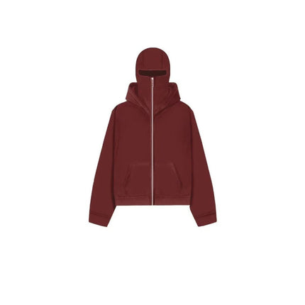 Men's Hooded Zip-Up Baseball Jacket