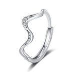 silver / Adjustable opening