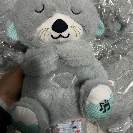 Sound Machine Soothe 'n Snuggle Otter Portable Plush Baby Toy with Sensory Details Music Lights & Rhythmic Breathing Motion