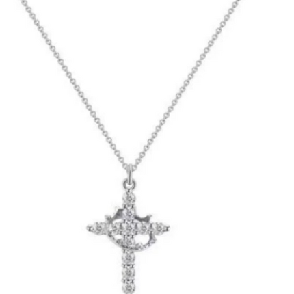 Crown Cross Necklace