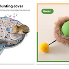 Plush Cat Ball Green Set