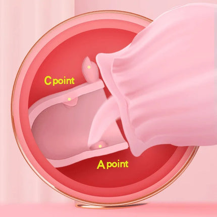 Intimate Wellness Rose Vibrator Tongue Licking Simulation Body Safe Silicone USB Rechargeable Discreet Packaging Wholesale