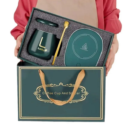warm and insulated coffee cups ceramic constant-temperature cups 55 degree warm ceramic cup with Jiapin mug gift box sets