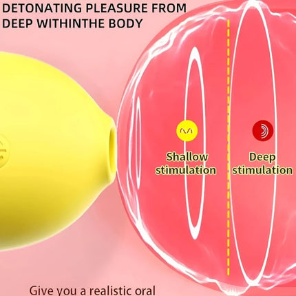 Clit Sucker Sucking Lemon Vibrators 10 Power Suction Love Egg Nipple Stimulator Adult Sex Toys Female Masturbator Women's Spring