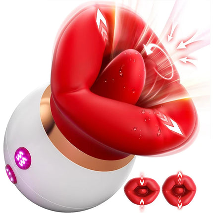 3in1 Mouth-Shaped Sucking Vibrator Nipples Anal Clit Sucker G Spot Vibrators Clitoral Stimulator Vibrator Adult Sex Toys