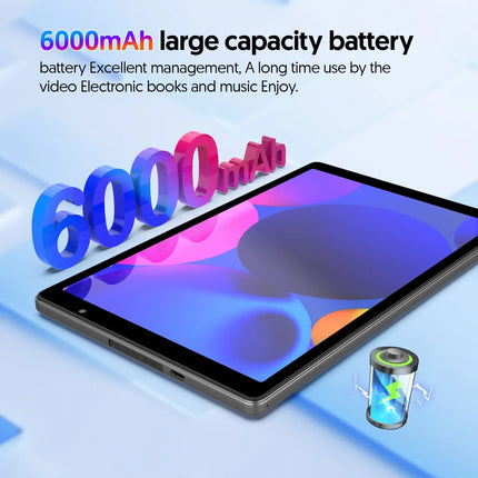 Latest Android 14 Tablet, 10-inch Tablet, Quad-core Processor, 5G WiFi, 4GB ROM + 32GB RAM, 1280*800 Resolution, 6000mAh Battery