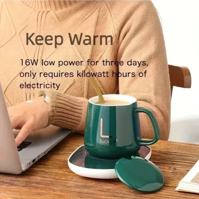 warm and insulated coffee cups ceramic constant-temperature cups 55 degree warm ceramic cup with Jiapin mug gift box sets