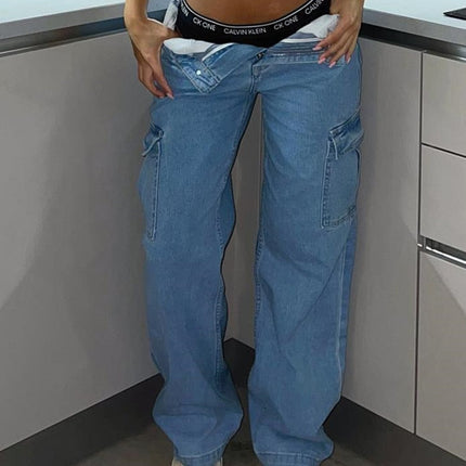 High Waist Cargo Pants Stylish