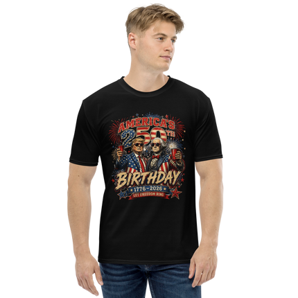All-Over Print Men's Crew Neck T-Shirt
