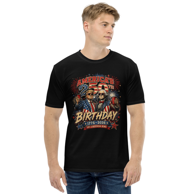 All-Over Print Men's Crew Neck T-Shirt