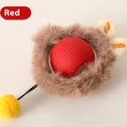 Plush Cat Ball Red