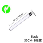 Black 30CM / 3 Color Modes Lamp