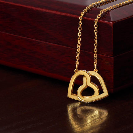 "Interlocked Hearts — A Timeless Symbol of Endless Love." ✨