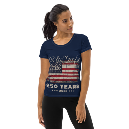 All-Over Print Women's Athletic T-Shirt