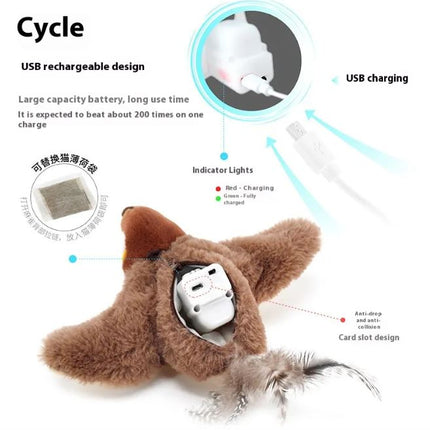 Flapping Bird Cat  Toy