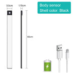 Black 40CM / 3 Color Modes Lamp