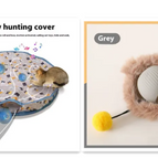 Plush Cat Ball Gray Set